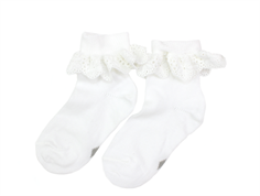MP socks cotton with lace white
